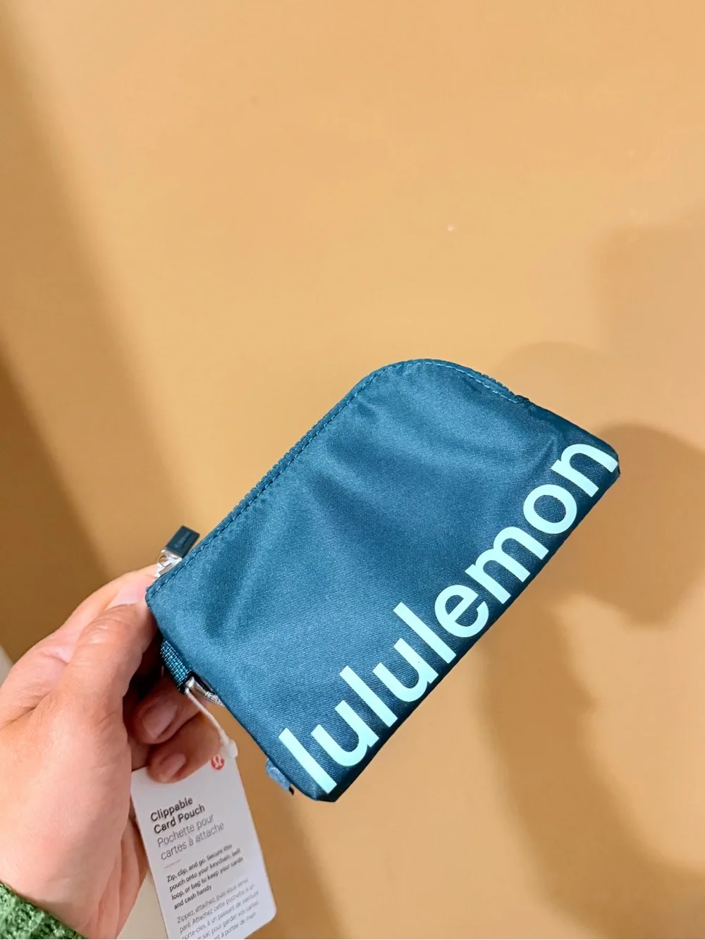 lululemon athletica Mini Zip Pouch wristlet card wallet sporty travel